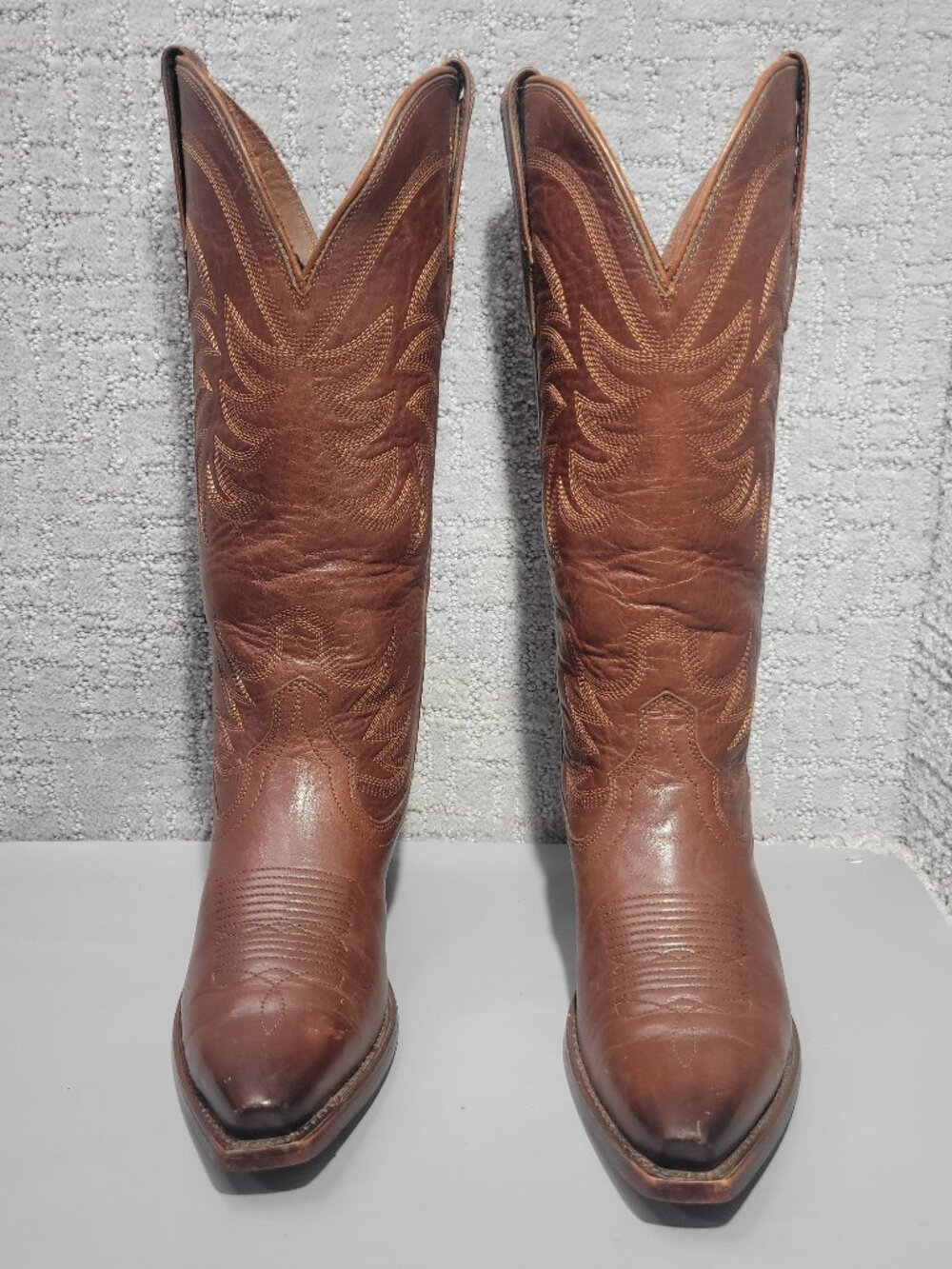 Tecovas The Annie Women's Size US 6B Sequoia Cowhide Leather Cowgirl 14" Boots